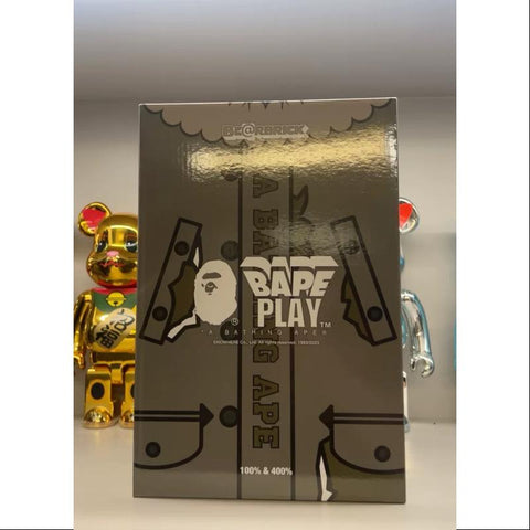 Bearbrick Bape Alpha Camo Shark 2023 400% & 100% 3PCS Be@rbrick 2023 Limited Bearbrick Bape Alpha Camo Shark 2023 400% & 100% 3PCS Be@rbrick 2023 Limited