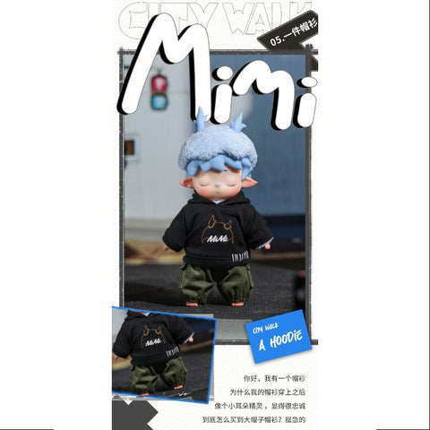 MIMI's City Walk Series Vinyl Plush Pendant A Hoodie MIMI's City Walk Series Vinyl Plush Pendant A Hoodie