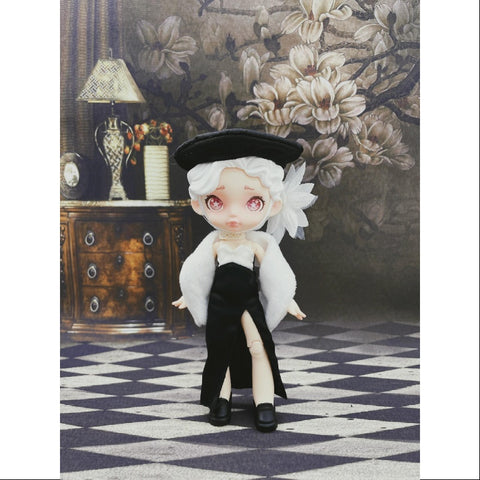 Laura Black and White Spectrum Series BJD Flowery Dance Laura Black and White Spectrum Series BJD Flowery Dance