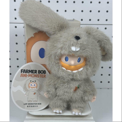FARMER BOB Ani-Monster Series Vinyl Plush Pendant LOP-MONSTER BOB FARMER BOB Ani-Monster Series Vinyl Plush Pendant LOP-MONSTER BOB