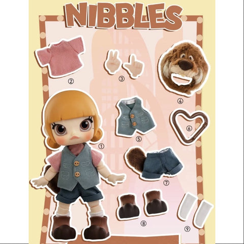 MOLLY Zootopia 2 BJD 1/12 Action Figure Series Secret Nibbles (1/48) MOLLY Zootopia 2 BJD 1/12 Action Figure Series Secret Nibbles (1/48)