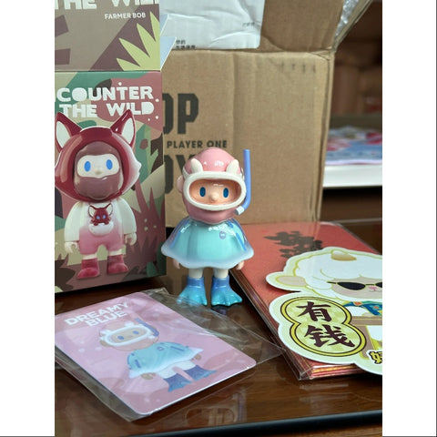 FARMER BOB ENCPUNTER IN THE WILD Series Surprise Dreamy Blue FARMER BOB ENCPUNTER IN THE WILD Series Surprise Dreamy Blue