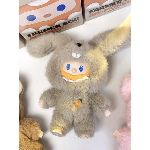 FARMER BOB Ani-Monster Series Vinyl Plush Pendant LOP-MONSTER BOB FARMER BOB Ani-Monster Series Vinyl Plush Pendant LOP-MONSTER BOB