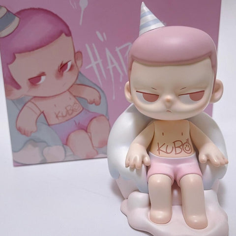 KUBO Birthday Cake 2 Years Old Figurine Art Toy 2023 Limited KUBO Birthday Cake 2 Years Old Figurine Art Toy 2023 Limited