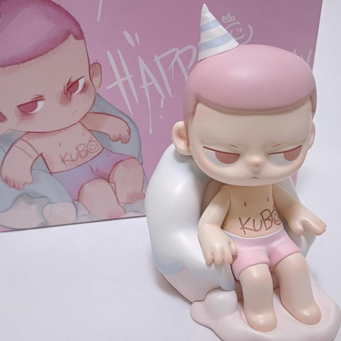 KUBO Birthday Cake 2 Years Old Figurine Art Toy 2023 Limited KUBO Birthday Cake 2 Years Old Figurine Art Toy 2023 Limited