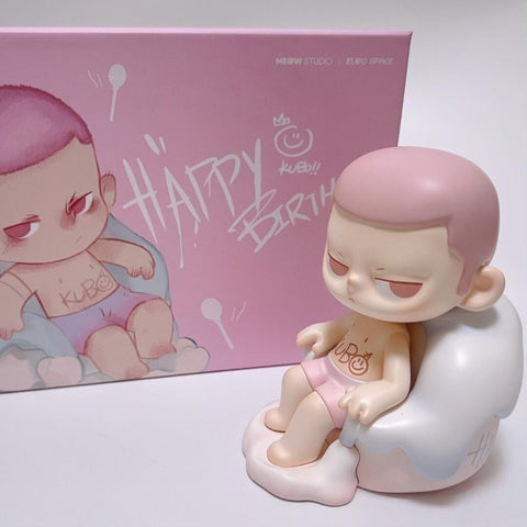 KUBO Birthday Cake 2 Years Old Figurine Art Toy 2023 Limited KUBO Birthday Cake 2 Years Old Figurine Art Toy 2023 Limited