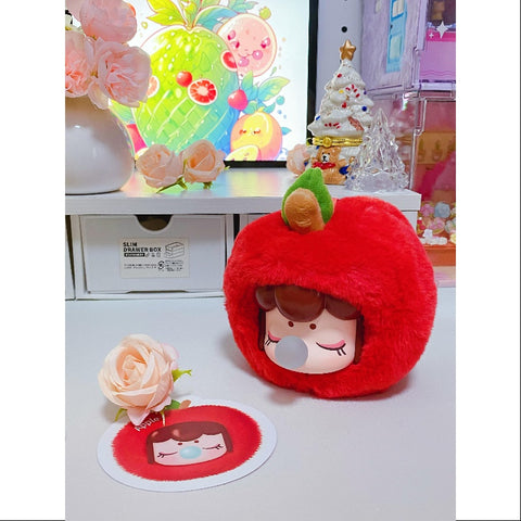 Nanci Fruit Mood Plush Pendant Series Apple Nanci Fruit Mood Plush Pendant Series Apple