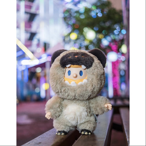 FARMER BOB Ani-Night Monster Series Vinyl Plush Pendant Dark Monkey Bob FARMER BOB Ani-Night Monster Series Vinyl Plush Pendant Dark Monkey Bob