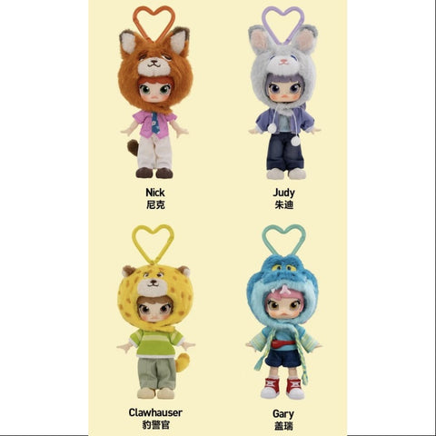 MOLLY Zootopia 2 BJD 1/12 Action Figure Series Whole Set Opened MOLLY Zootopia 2 BJD 1/12 Action Figure Series Whole Set Opened