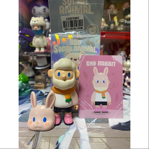 FARMER BOB Social Animal Series Shy Rabbit FARMER BOB Social Animal Series Shy Rabbit