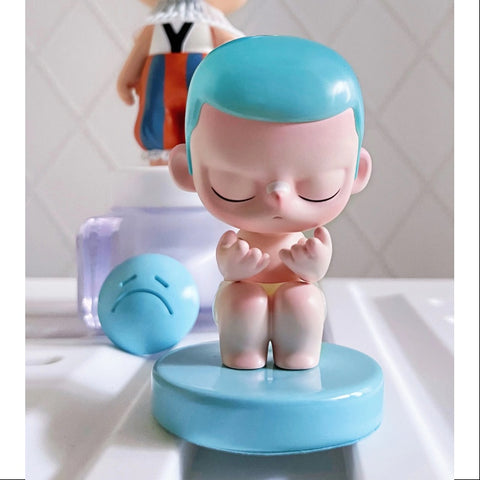 KUBO Emotional Paintball Art Toy Figure 2023 Limited Blue KUBO Emotional Paintball Art Toy Figure 2023 Limited Blue