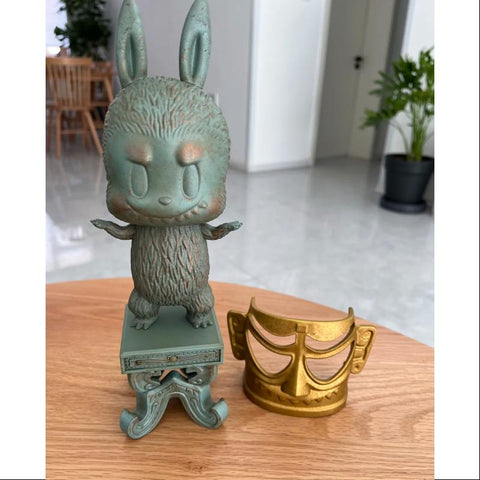 Labubu The Monsters X Sanxingdui Archaeology Gold Mask LIMITED Labubu The Monsters X Sanxingdui Archaeology Gold Mask LIMITED