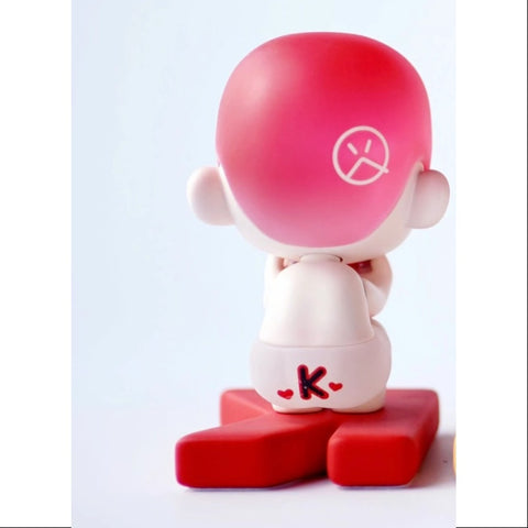KUBO Emotional Paintball Art Toy Figure 2023 Limited Red KUBO Emotional Paintball Art Toy Figure 2023 Limited Red