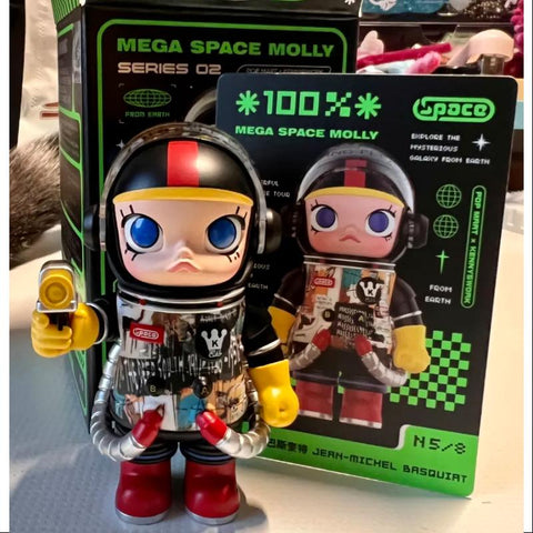 SPACE MOLLY MEGA 100% Series 2 JEAN-MICHEL BASQUIAT SPACE MOLLY MEGA 100% Series 2 JEAN-MICHEL BASQUIAT