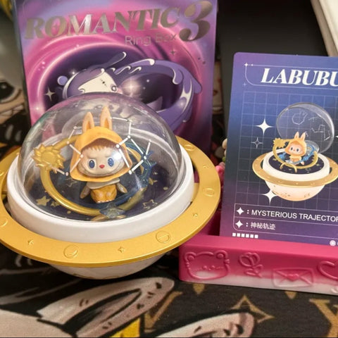 Labubu Pop Mart Romantic Ring Box Series 3 Labubu Mysterious Trajectory Labubu Pop Mart Romantic Ring Box Series 3 Labubu Mysterious Trajectory