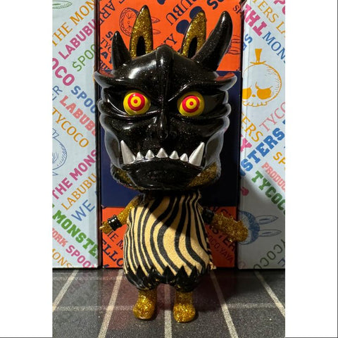 Labubu The Monsters X Oni Ninja Black Golden LIMITED Labubu The Monsters X Oni Ninja Black Golden LIMITED