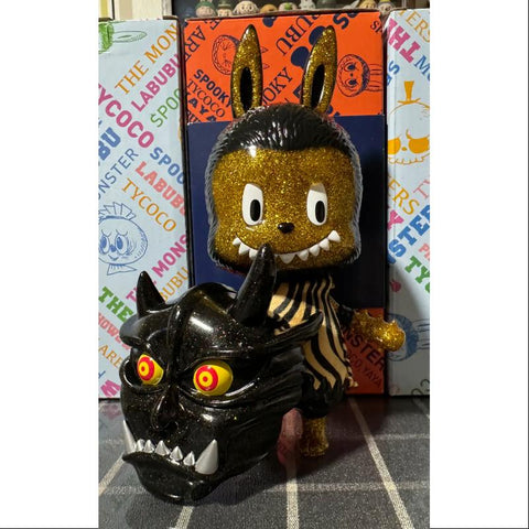 Labubu The Monsters X Oni Ninja Black Golden LIMITED Labubu The Monsters X Oni Ninja Black Golden LIMITED