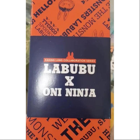 Labubu The Monsters X Oni Ninja Black Golden LIMITED Labubu The Monsters X Oni Ninja Black Golden LIMITED