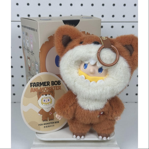 FARMER BOB Ani-Monster Series Vinyl Plush Pendant FOX-MONSTER BOB FARMER BOB Ani-Monster Series Vinyl Plush Pendant FOX-MONSTER BOB