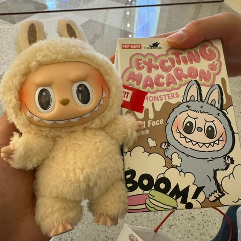 Labubu The Monsters Exciting Macaron Vinyl Face Series Soy Milk Labubu The Monsters Exciting Macaron Vinyl Face Series Soy Milk