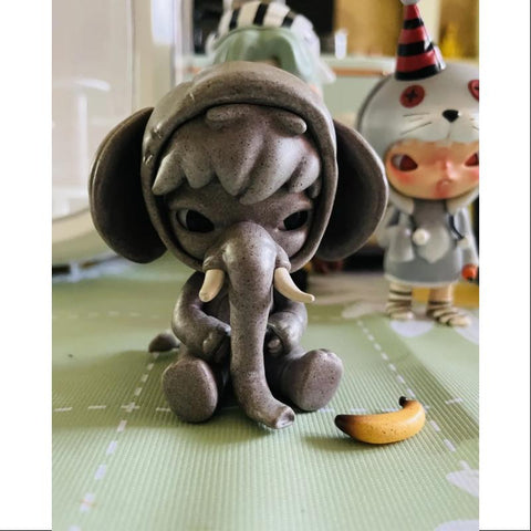 Hirono Elephant in the Room Art Toy Mini Figurine Limited edition