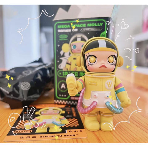 SPACE MOLLY MEGA 100% Series 2-B secret BIRTHDAY BEAR(1/36) SPACE MOLLY MEGA 100% Series 2-B secret BIRTHDAY BEAR(1/36)