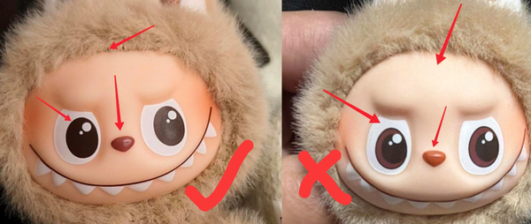 Labubu V4 Pin for Love Real vs Fake