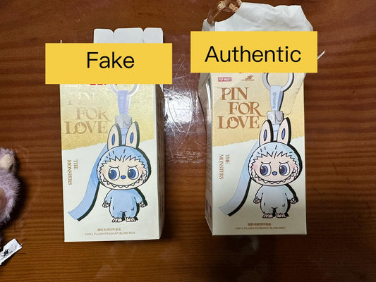 How to Distinguish Labubu The Monsters Pin for Love Series Authentic or Fake