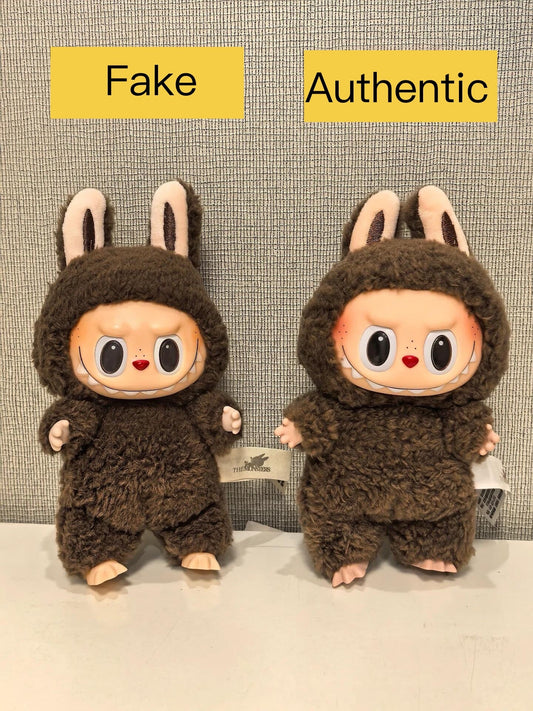 How to Distinguish  Labubu The Monsters Exciting Macaron Vinyl Face Series Secret Chestnut Cocoa Fake or Not