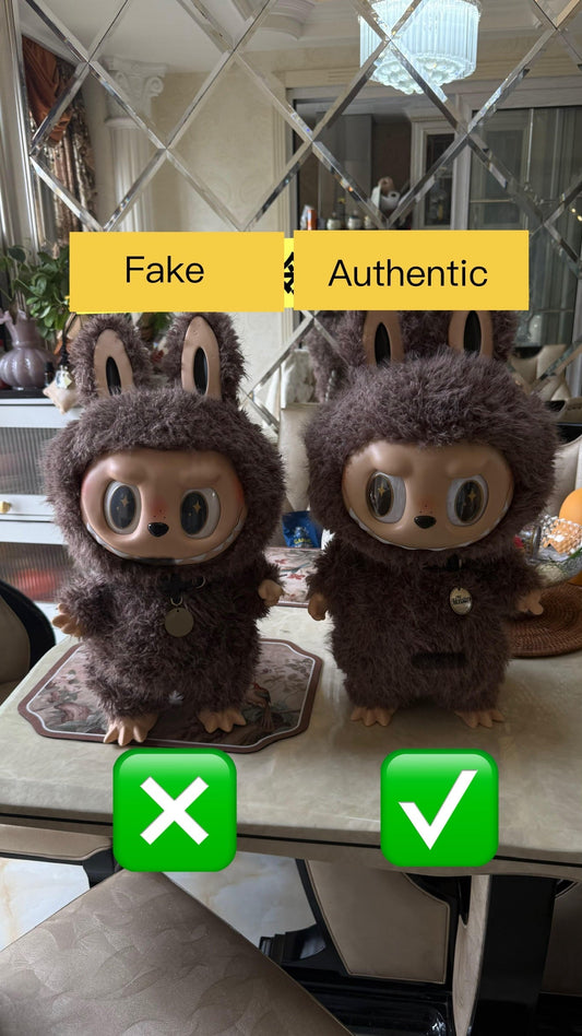 How to Distinguish The Authentic or The Fake Labubu The Monsters Zimomo I Found You Vinyl Plush Doll