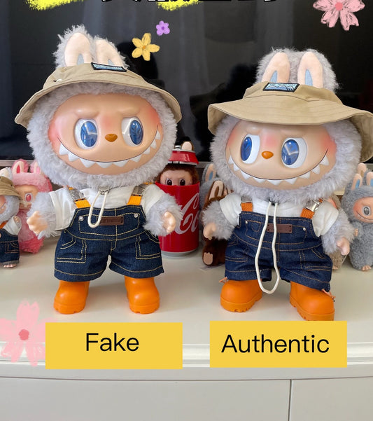 How to Distinguish Labubu The Monsters Fall in Wild Series Vinyl Plush Doll Authentic or Fake