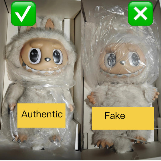 Labubu The Monsters Zimomo Angel in Clouds Vinyl Plush Doll How to Distinguish The Authentic or The Fake