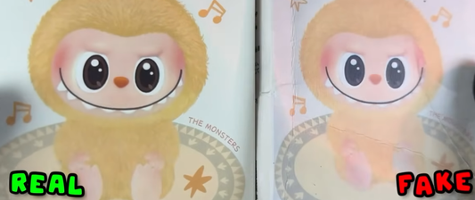 Labubu V2 Have a Seat Real vs Fake forensic comparison