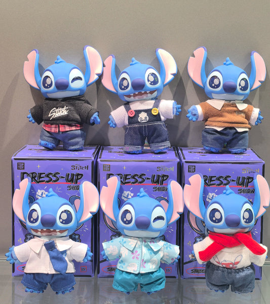 Disney Stitch Dress Up Show Vinyl Plush Pendant Series Begin To Sell Already