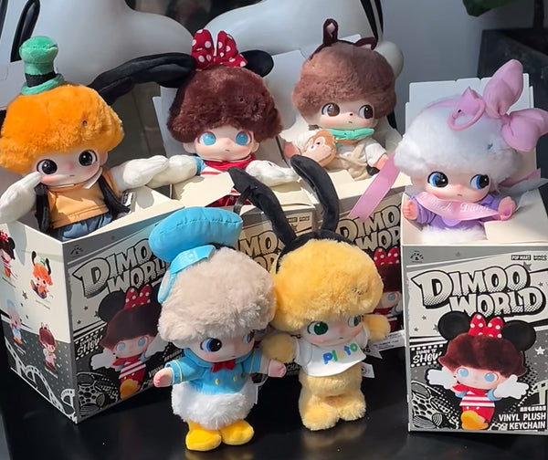 DIMOO x Disney Series Vinyl Plush Keychain Pop Mart new release