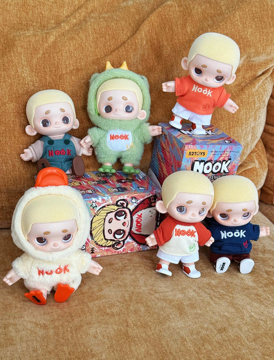 52TOYS Nook OOTD Vinyl Plush Doll Pendant Series New Released Now