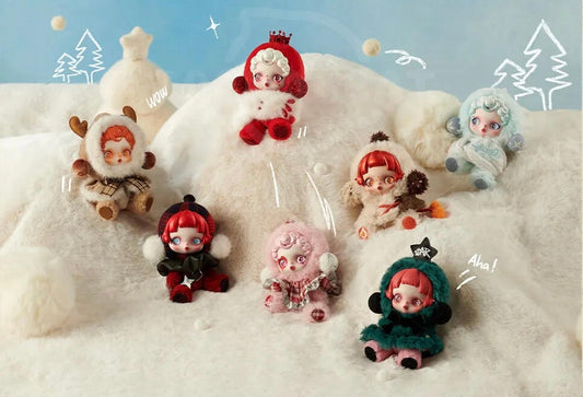 Skullpanda Winter Symphony Series Plush Pendant - Skullpanda's first generation vinyl blind box