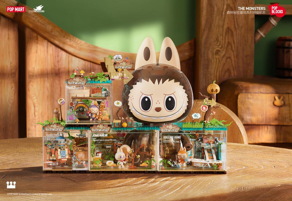 隠す のlabubu Labubu Zimomo Mini Series 4 Her Kasing Lung The Monster