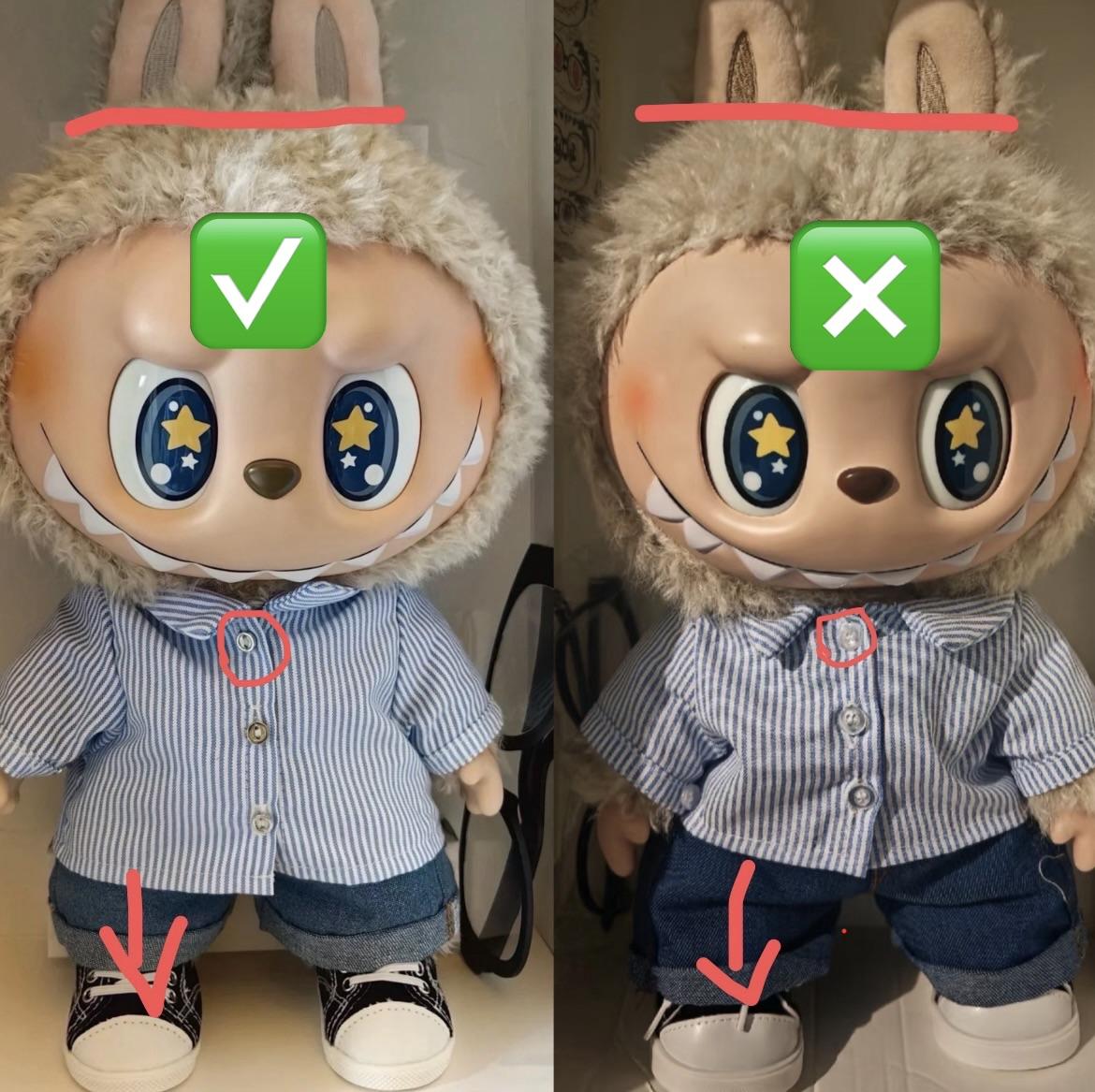 How to Distinguish Labubu The Monsters Flip With Me Vinyl Plush