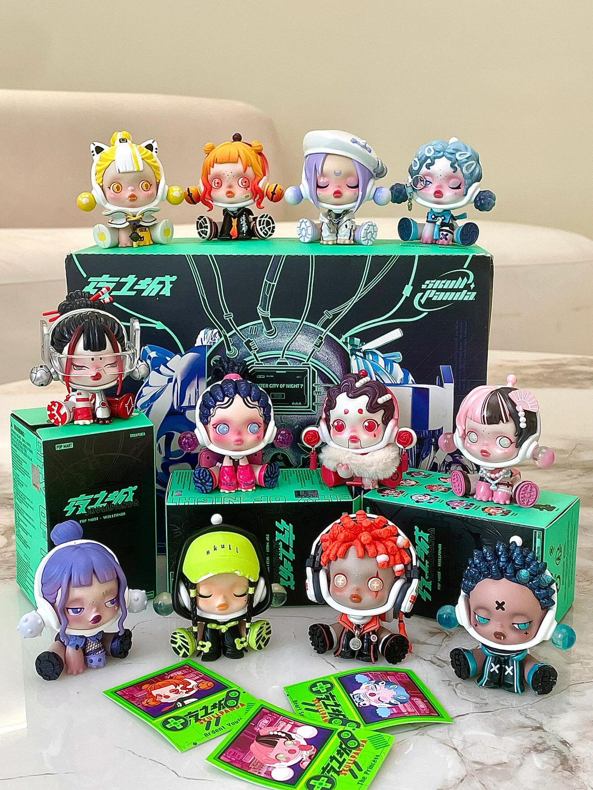 Skullpanda City of Night Series-Pop Mart Skullpanda The 5th Generation Collection
