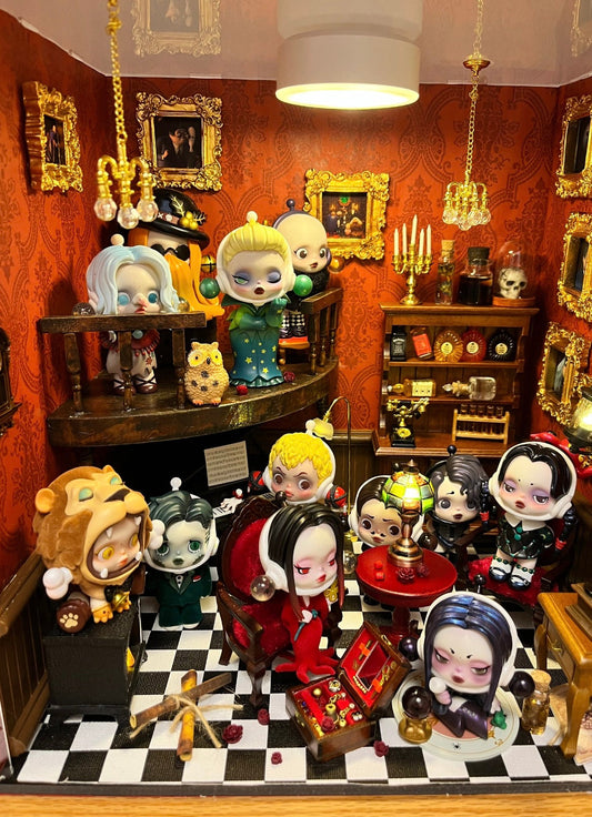 Skullpanda X The Addams Family Series-Pop Mart Skullpanda 6th Generation Blind Box Series