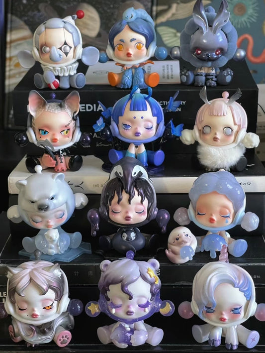 Skullpanda The Mare of Animals Series-Pop Mart Skullpanda's 7th Generation Blind Box Series