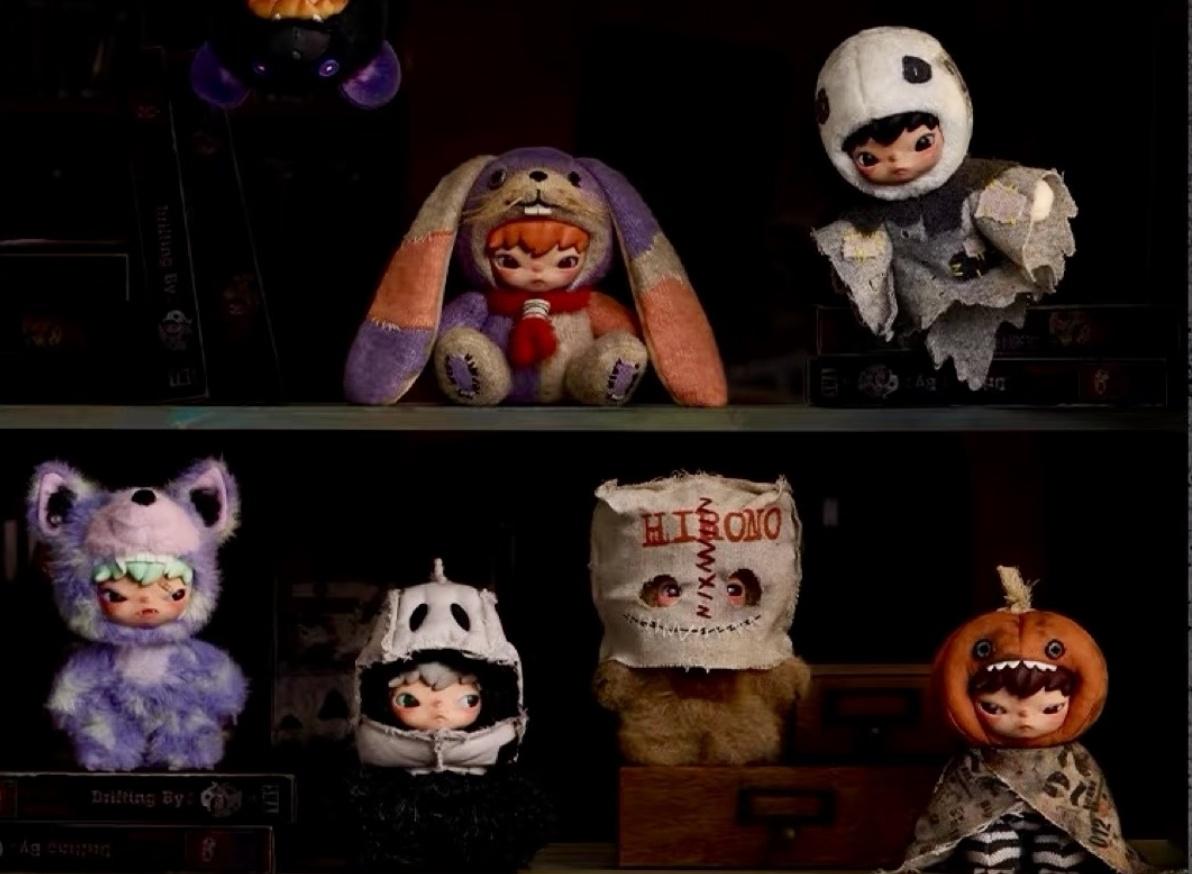 Hirono After Dark Plush Doll Pendant Blind Box Series