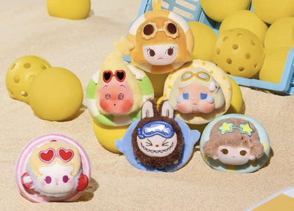 Pop Mart Island Vacation Mini Plush Pendant Blind Box Series