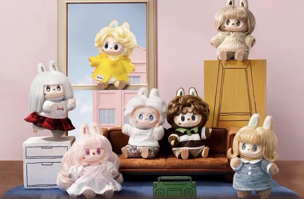 Labubu The Monsters Hair Salon Vinyl Plush Pendant Blind Box Series