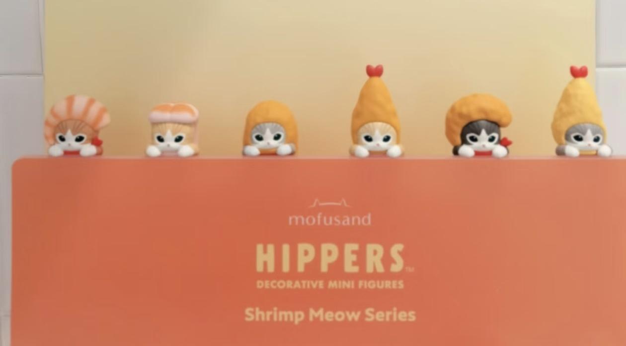 Mofusand Hippers Shrimp Meow Blind Box Series