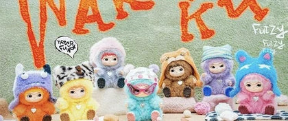 WAKUKU Fuzzy Trendy Fun Party Plush Dolls Series