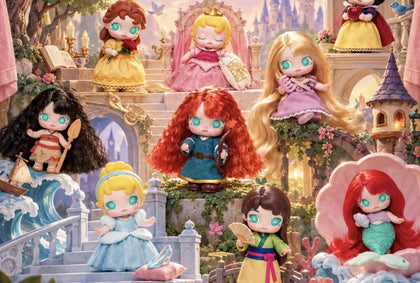 Baby Molly Disney Princess Mini Action Figure BJD Blind Box Series