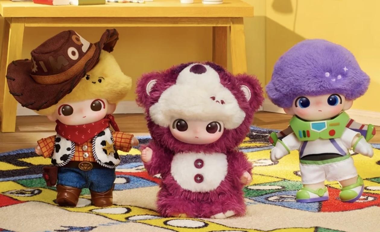 DIMOO WORLD × PIXAR Vinyl Plush Pendant Blind Box Series