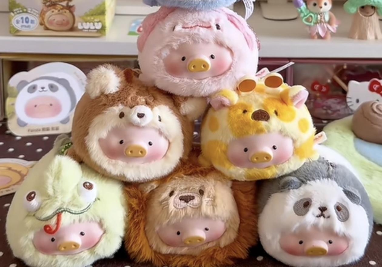 LuLu the Piggy Animal Party Series 2 Stick Together Plush Blind Box Series